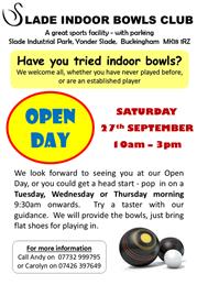 OPEN DAY AT THE BOWLS CLUB